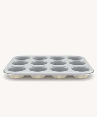 Keramische muffinvorm beige – Antiaanbak