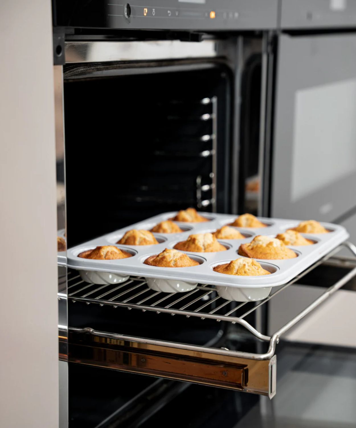 Keramische muffinvorm beige – Antiaanbak