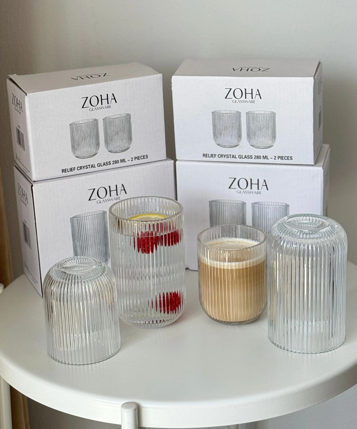 Relief Crystal Long glas 400 ml