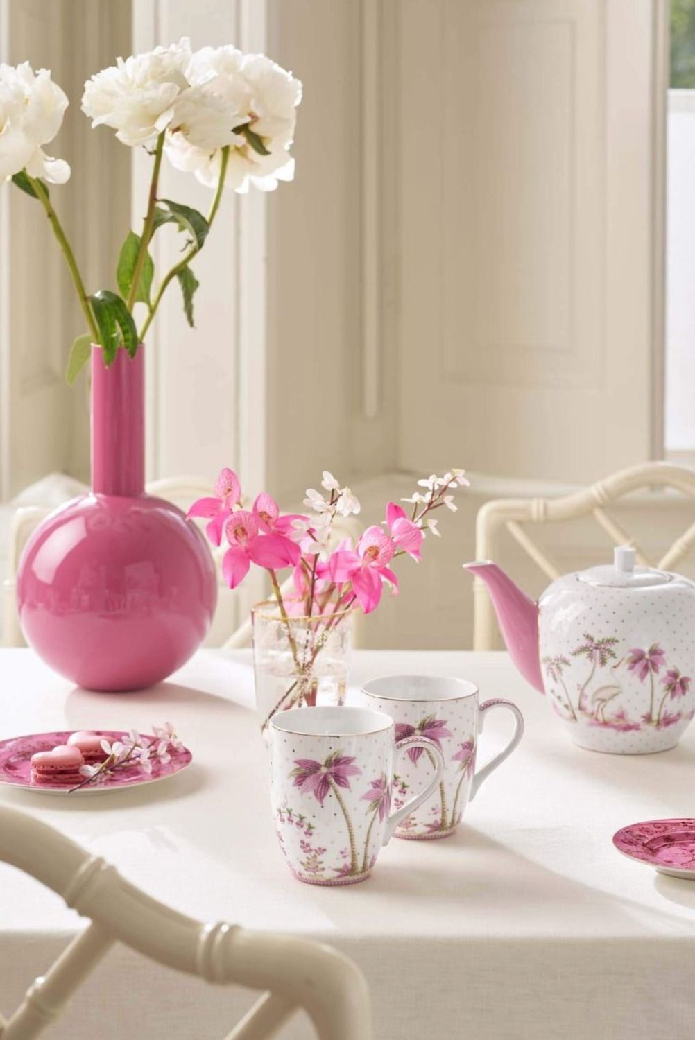 Pip Studio Set/2 Small Mugs Jolie Dots Gold Pink