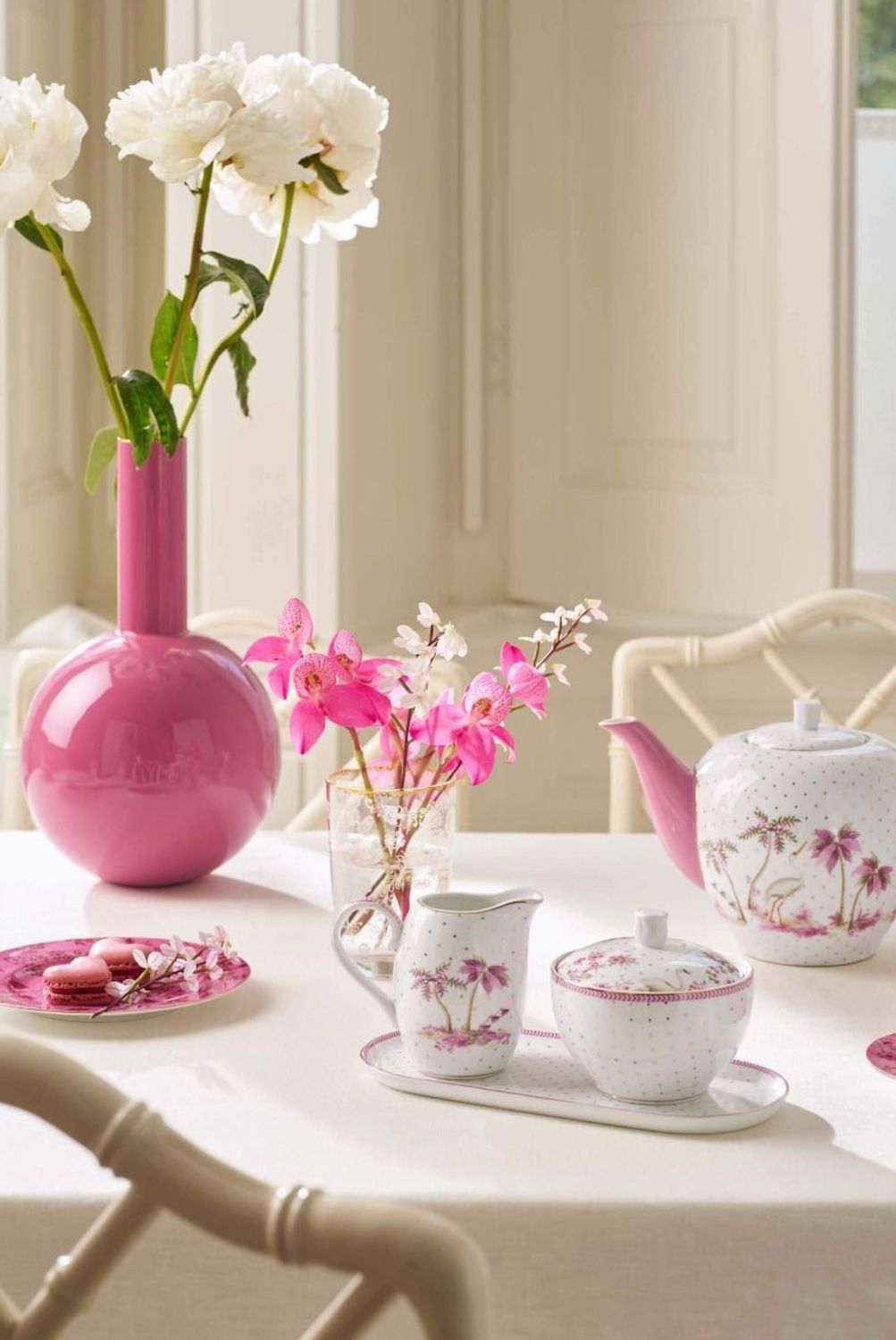 Pip Studio Suikerpot Jolie Stippen Goud Roze