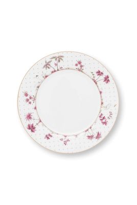 Pip Studio Breakfast Plate Jolie Dots Gold Pink 21cm