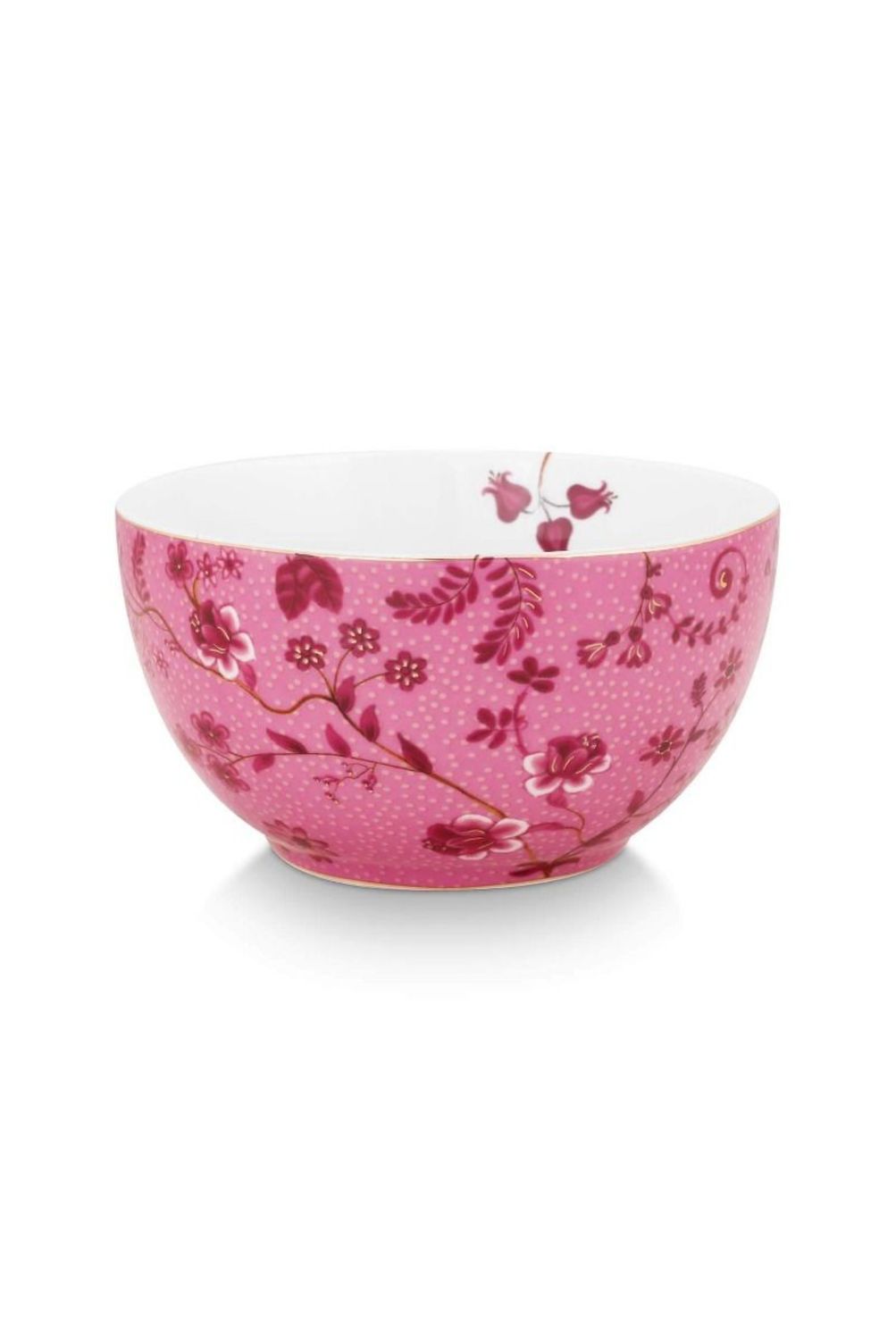 Pip Studio Kom Jolie Bloemen Roze 12cm