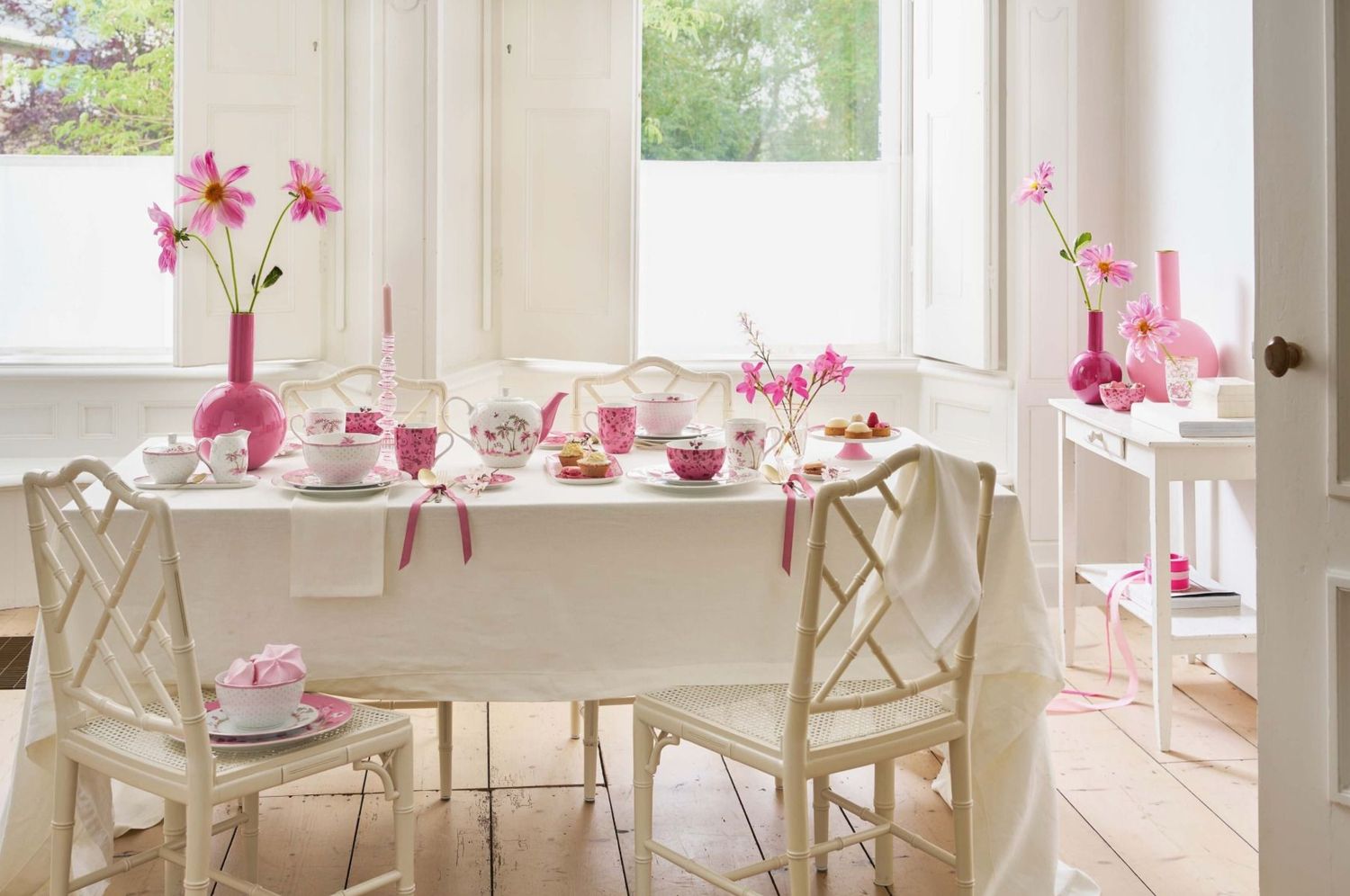 Pip Studio Kom Jolie Bloemen Roze 12cm