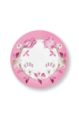 Pip Studio Breakfast Plate Jolie Tulip Pink 23cm