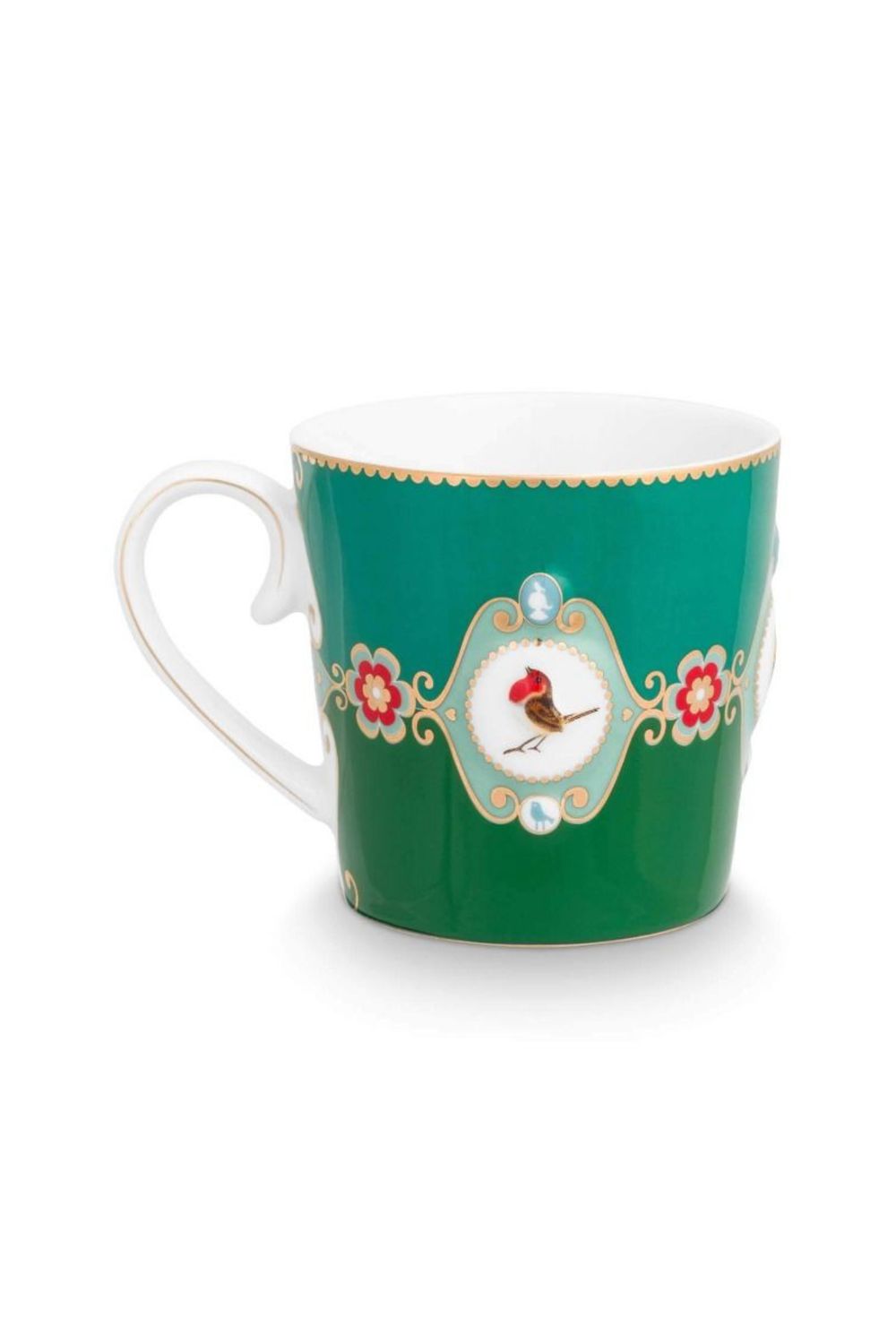 Pip Studio Love Birds Mok Groot Groen Duo