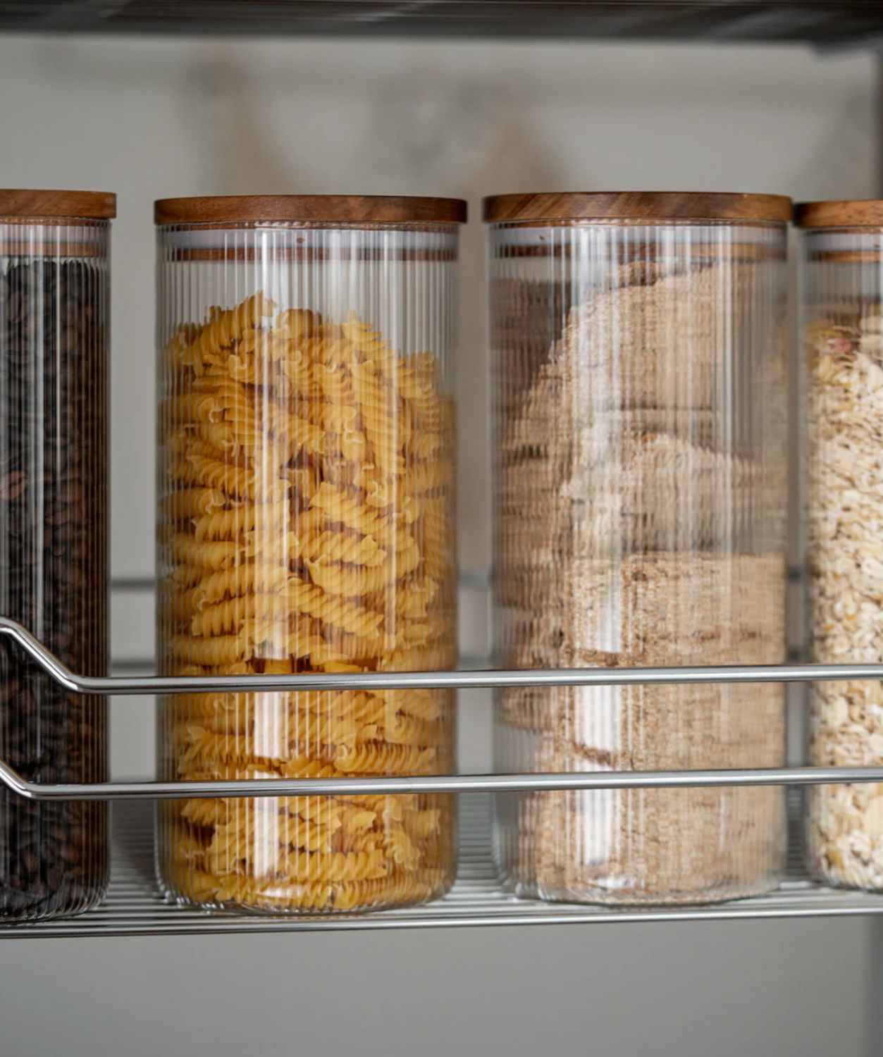 Voorraadpotten Acacia Stripe voordelige set 16 Delig