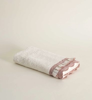 Ecocotton Alessa Badlaken 100% Biologisch Katoen Katoen Poeder 80x150 cm