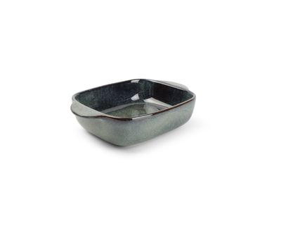 S&P Ovenschaal 25/19,5x16,5xH6cm groen/blauw Meridian