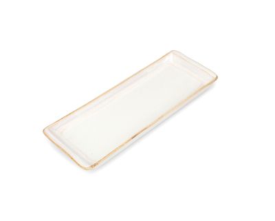 S&P Servis tabağı 30,5x10,5cm beyaz Artisan