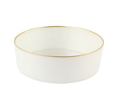 Rexy Kom | 20 CM Parel Wit-Goud