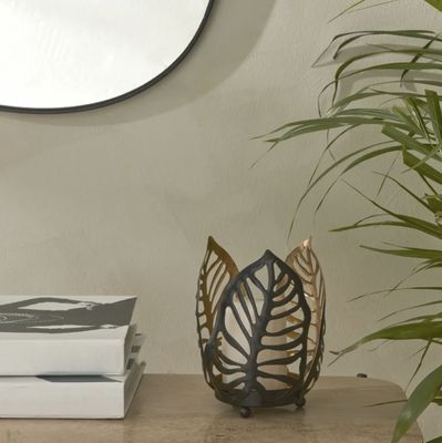 Karaca Home Timber Kandelaar 12 x 12 x 15 cm Metaal