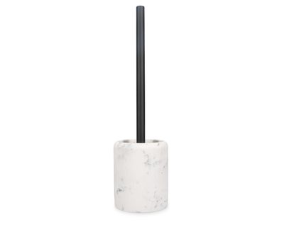 S|P Collection Toiletborstel 9,5xH37cm met houder marble white Suds