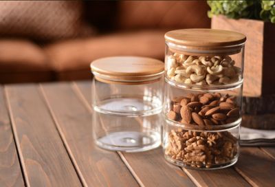 Bambum Tade 2 Tier Glass Container