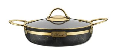Brioni Selection Plus+ 22 CM Omlette Pan Zwart Brioni Selection Plus+ 22 CM Omlette Pan Zwart