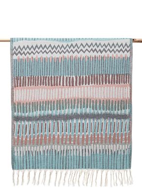 Ecocotton Mayra Peshtemal 100% Organic Cotton Jacquard Green 90x180 Cm