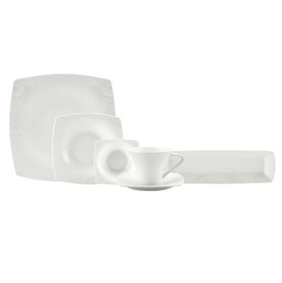 Karaca Fine Pearl Helen 26 Parça İnci Kahvaltı Seti Kare