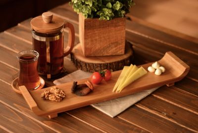 Bambum Decimus Footed Serving Tray Small