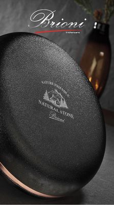 Brioni Royal Stone 7 Delige Pannenset Antraciet Koper Brioni Royal Stone 7 Delige Pannenset Antraciet Koper