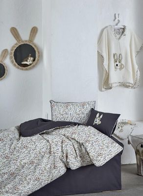 Ecocotton Dagi Baby Boy Dekbedovertrek Set 100% Organisch Katoen Bedrukt 100x150 Cm