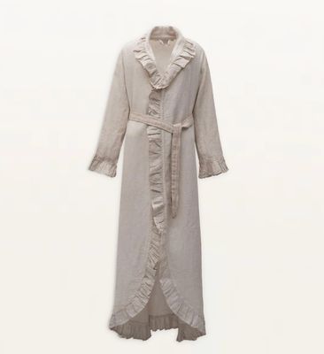 Ecocotton Miranda dames kamerjas 100% linnen Beige