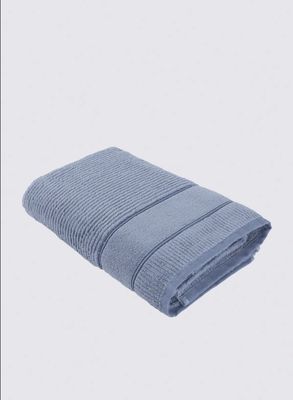 Green Black Eliza Bath Towel 100% Cotton Air Twist Blue 80x150 Cm