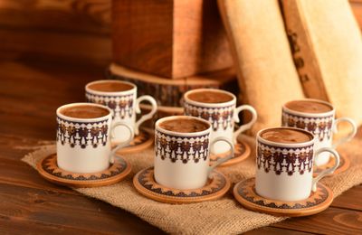 Bambum Menengiç 6 Kişilik Kahve Fincan Takımı