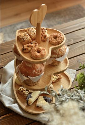 Bambum Drievoudige 3 Traps Koekjeshouder