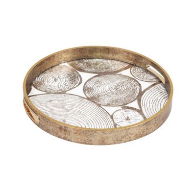 Fugurato Dienblad | Goud Ø36 CM Fugurato Dienblad | Goud Ø36 CM