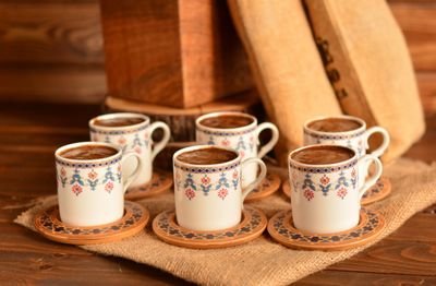 Bambum Dibek 6 Persoons Espresso Set