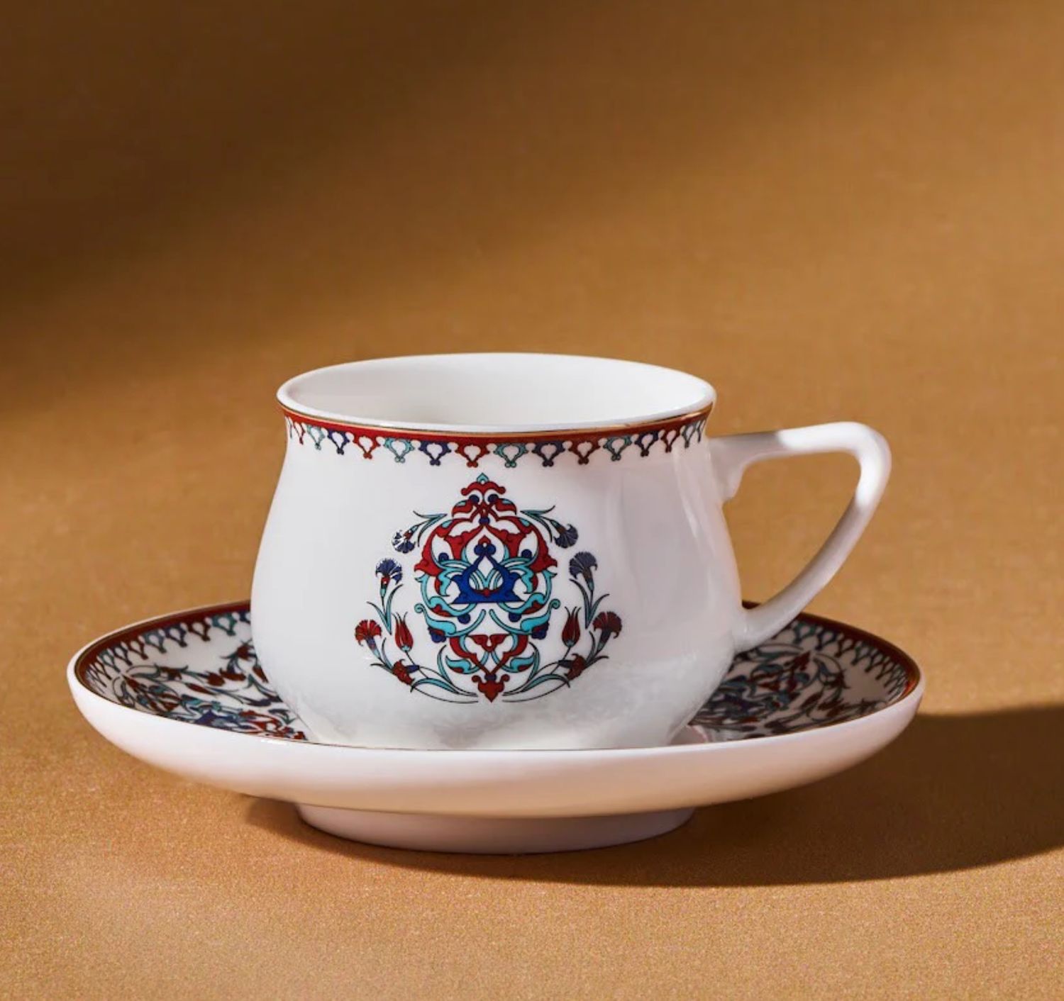 Karaca Nakkash 12 Piece Coffee Cup Set for 6 Person