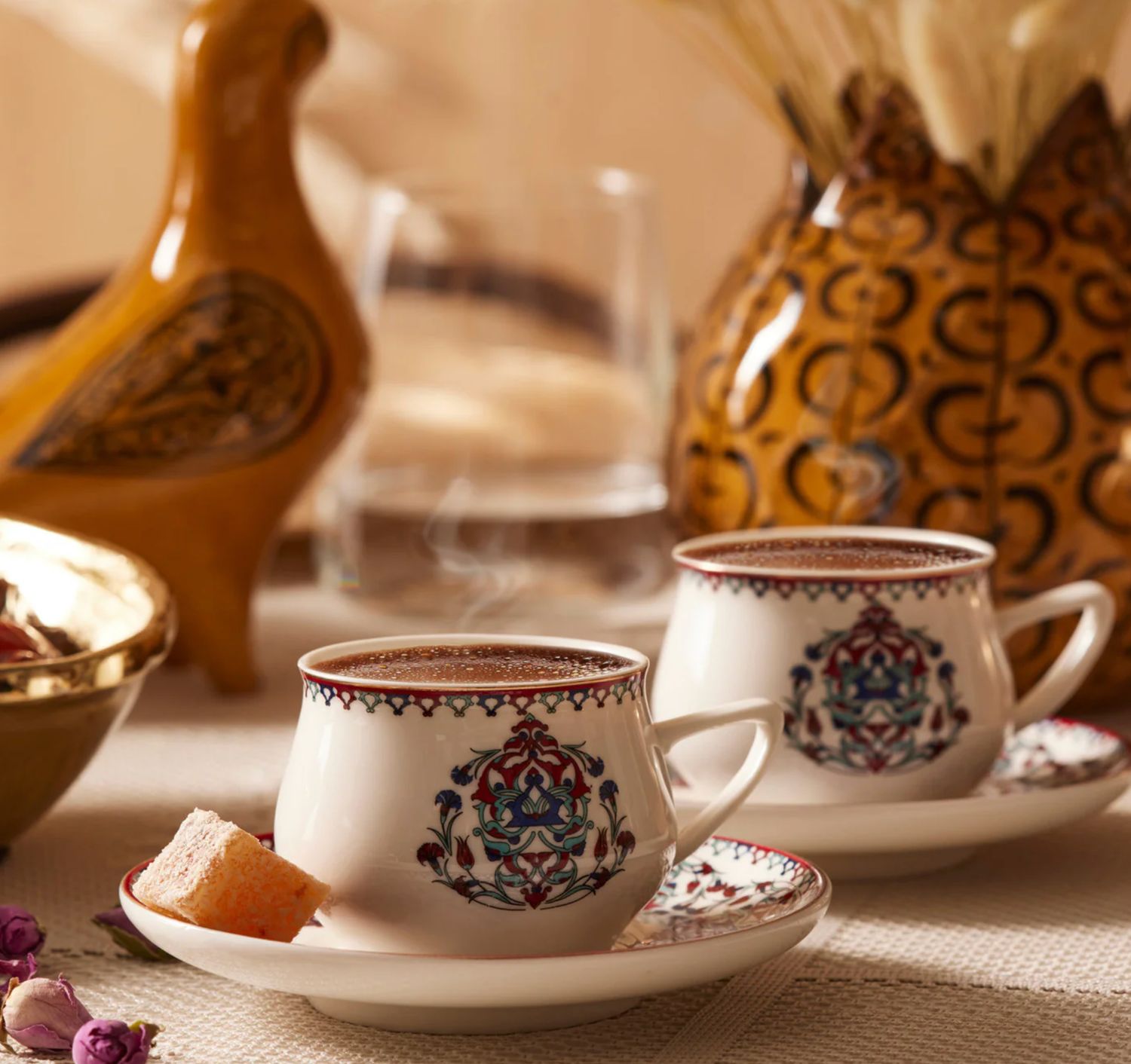 Karaca Nakkash 12 Piece Coffee Cup Set for 6 Person