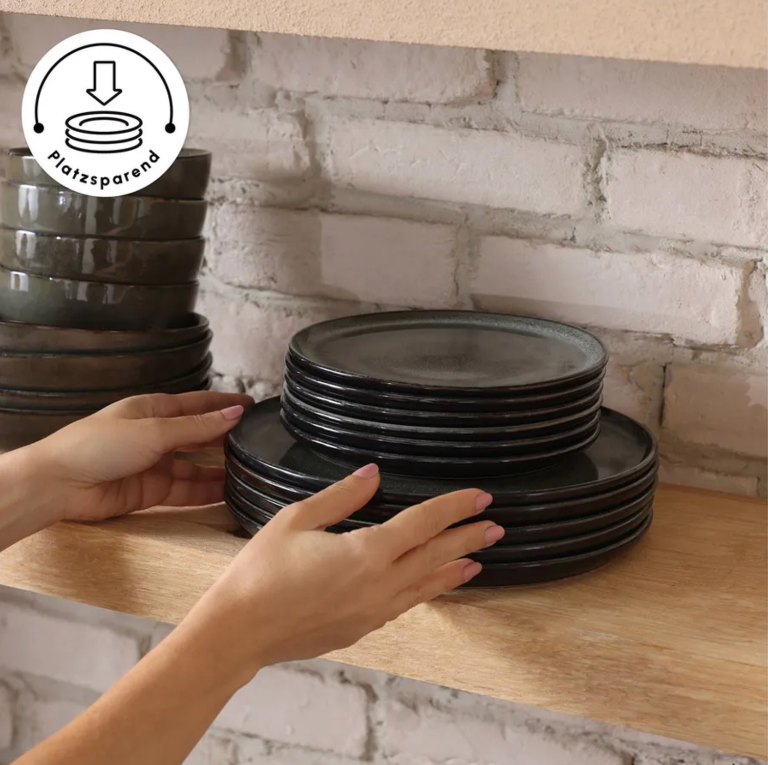 Karaca Fein Reactive Serviesset, 6 Persoons, 24 Delig