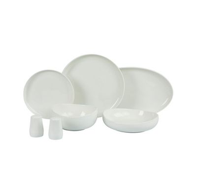 Bricard Colmar Dinnerware Set | WHITE 27- Piece