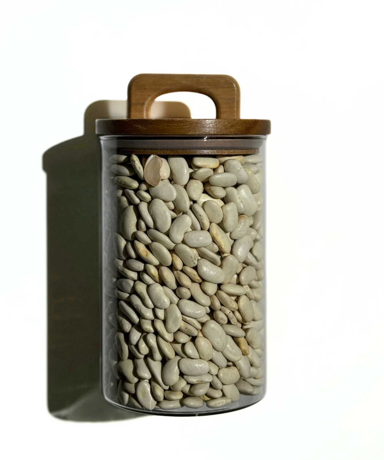 Voorraadpotten Henkel acacia deksel set van 2/ 1000 ml