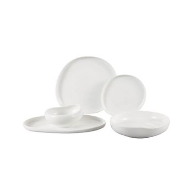Bricard Barles White dinnerware set | 25-piece for 6 persons