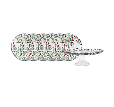 Karaca Eucalyptus 7-delige Dessertset