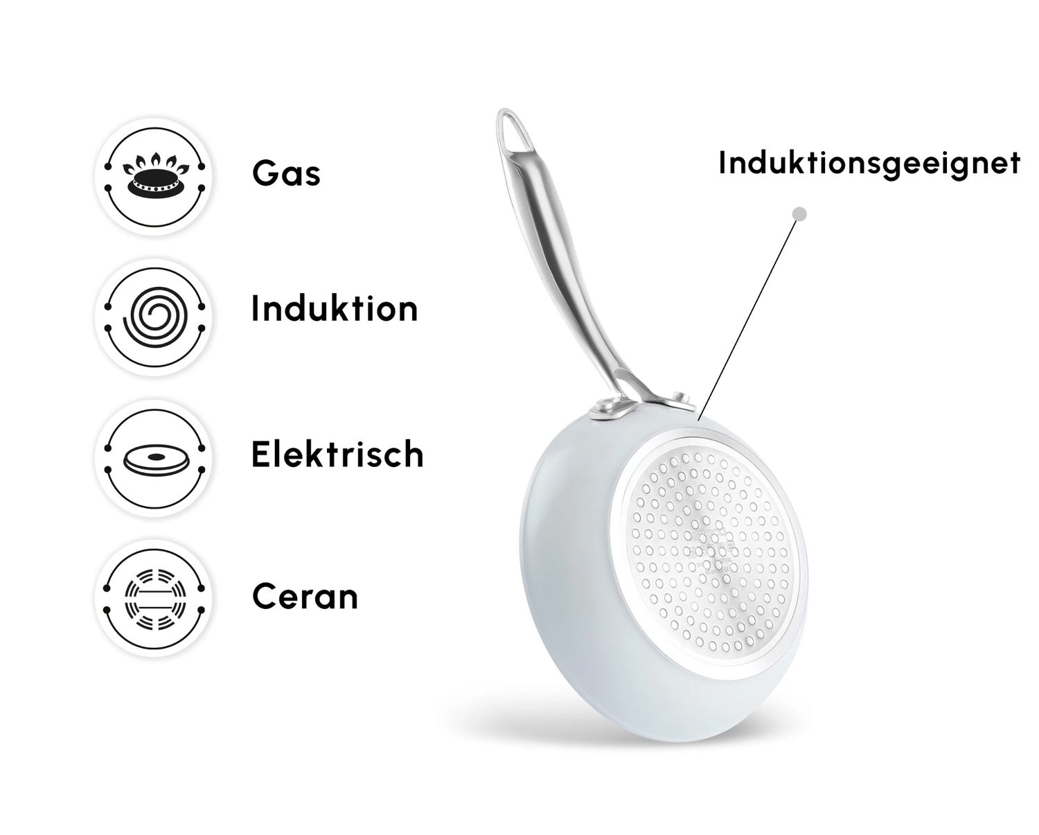 Karaca Swiss Crystal Almond Cream Pan 26 Cm