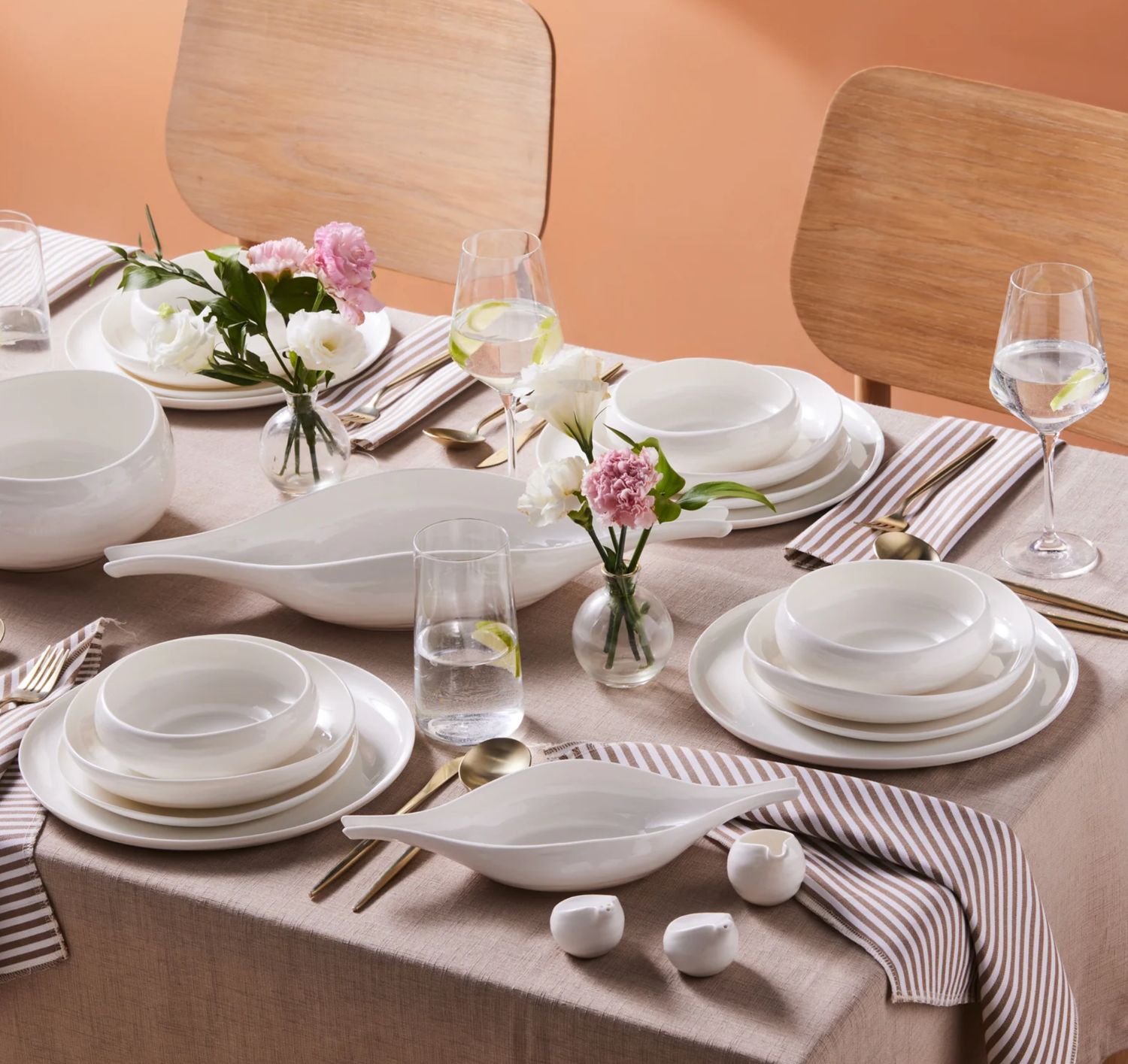 Karaca Earth Collection Clay 55-delige Serviesset voor 12 Personen