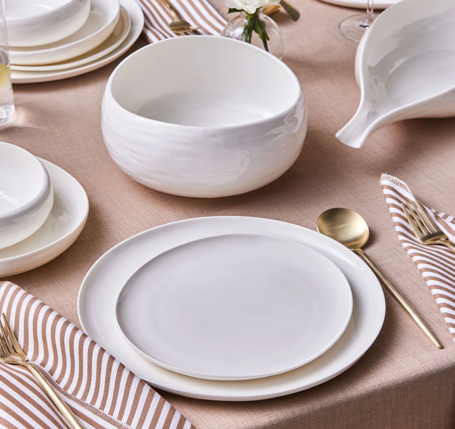 Karaca Earth Collection Clay 55-delige Serviesset voor 12 Personen