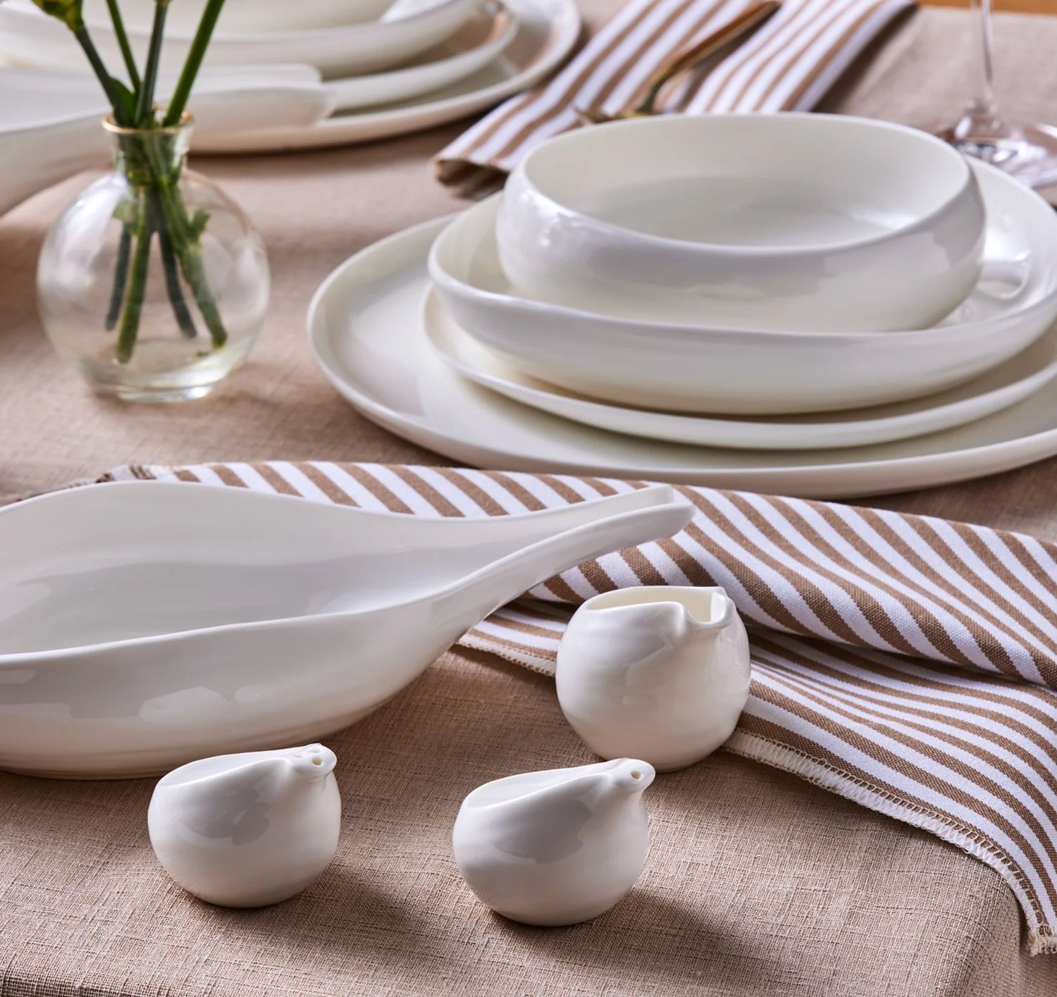 Karaca Earth Collection Clay 55-delige Serviesset voor 12 Personen