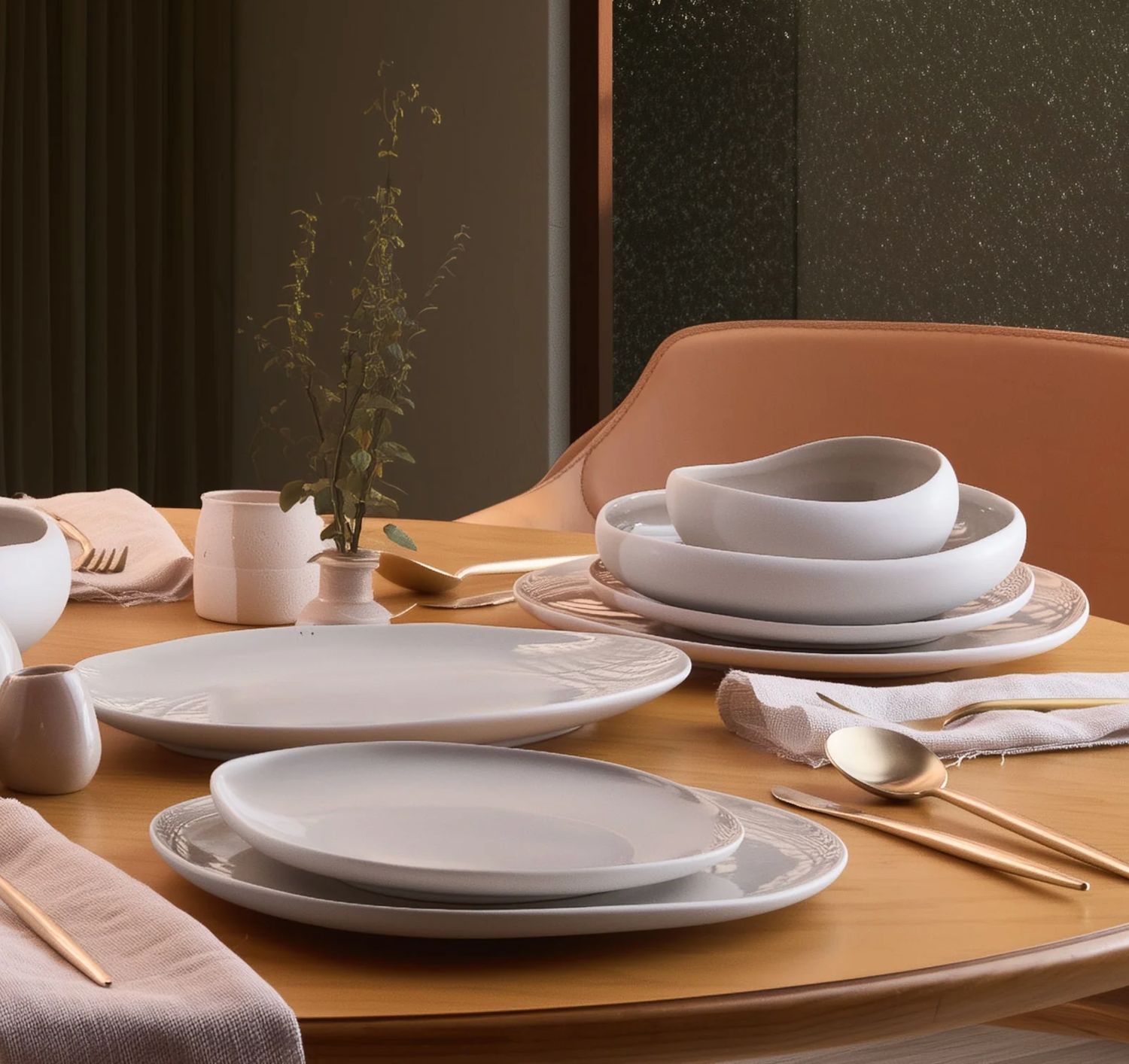 Karaca Earth Collection Cupid 55-delig Set 12 Personen Servies