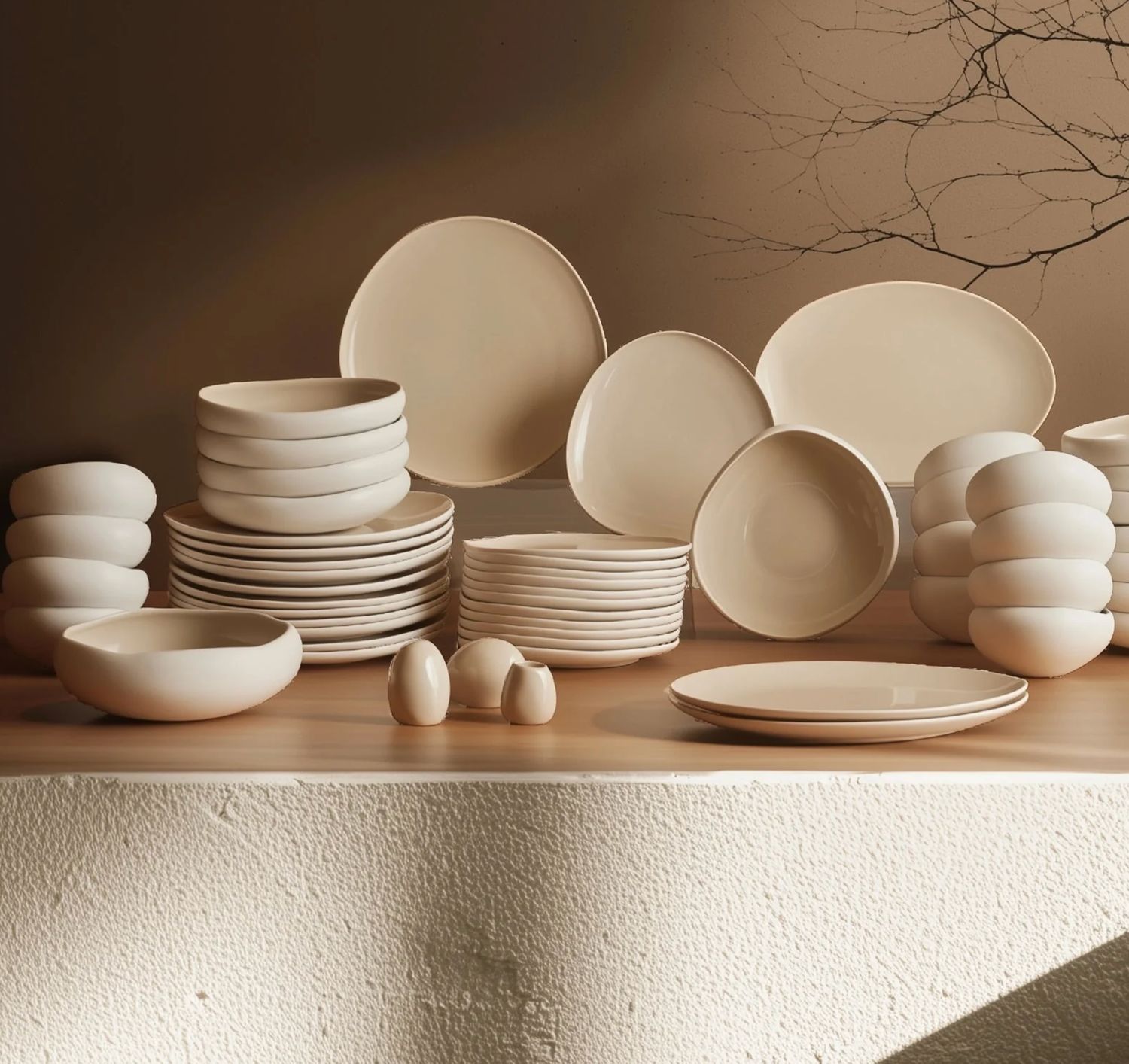 Karaca Earth Collection Cupid 55-delig Set 12 Personen Servies