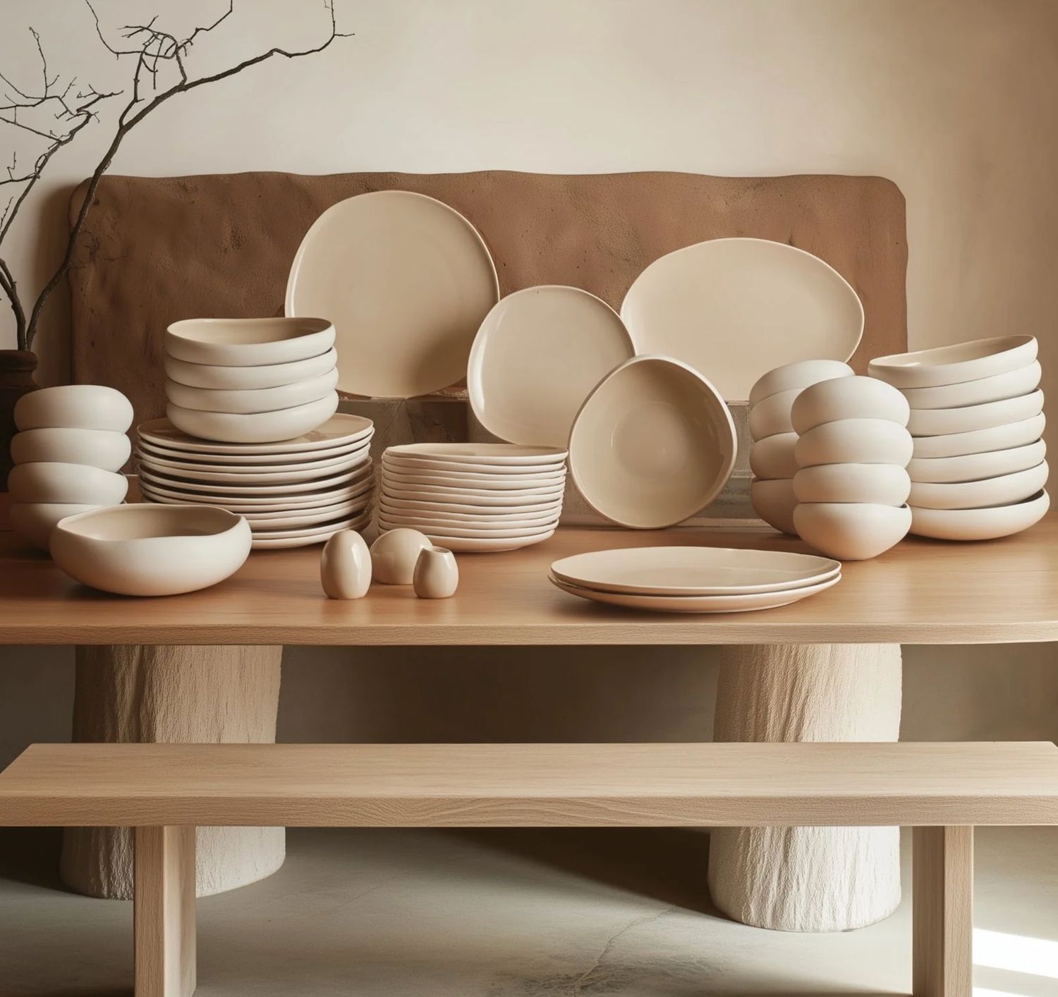 Karaca Earth Collection Cupid 55-delig Set 12 Personen Servies