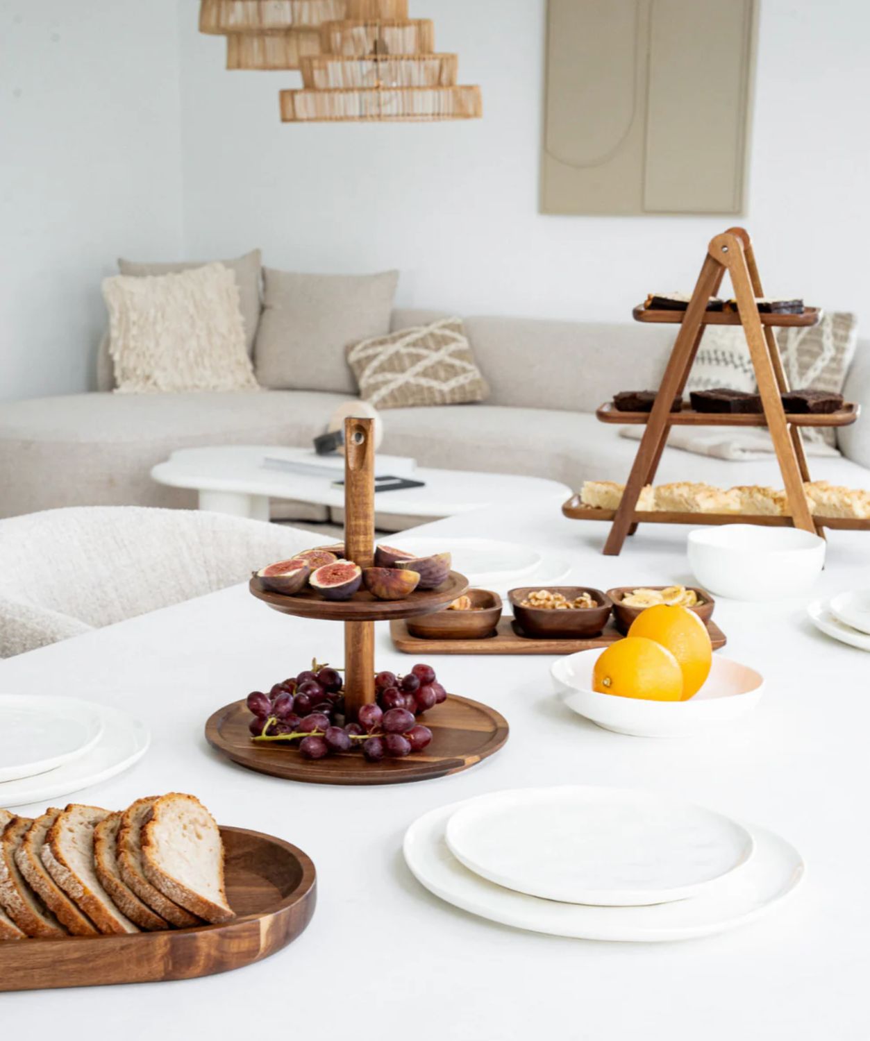 Acacia Lumo serveerschaal ovaal