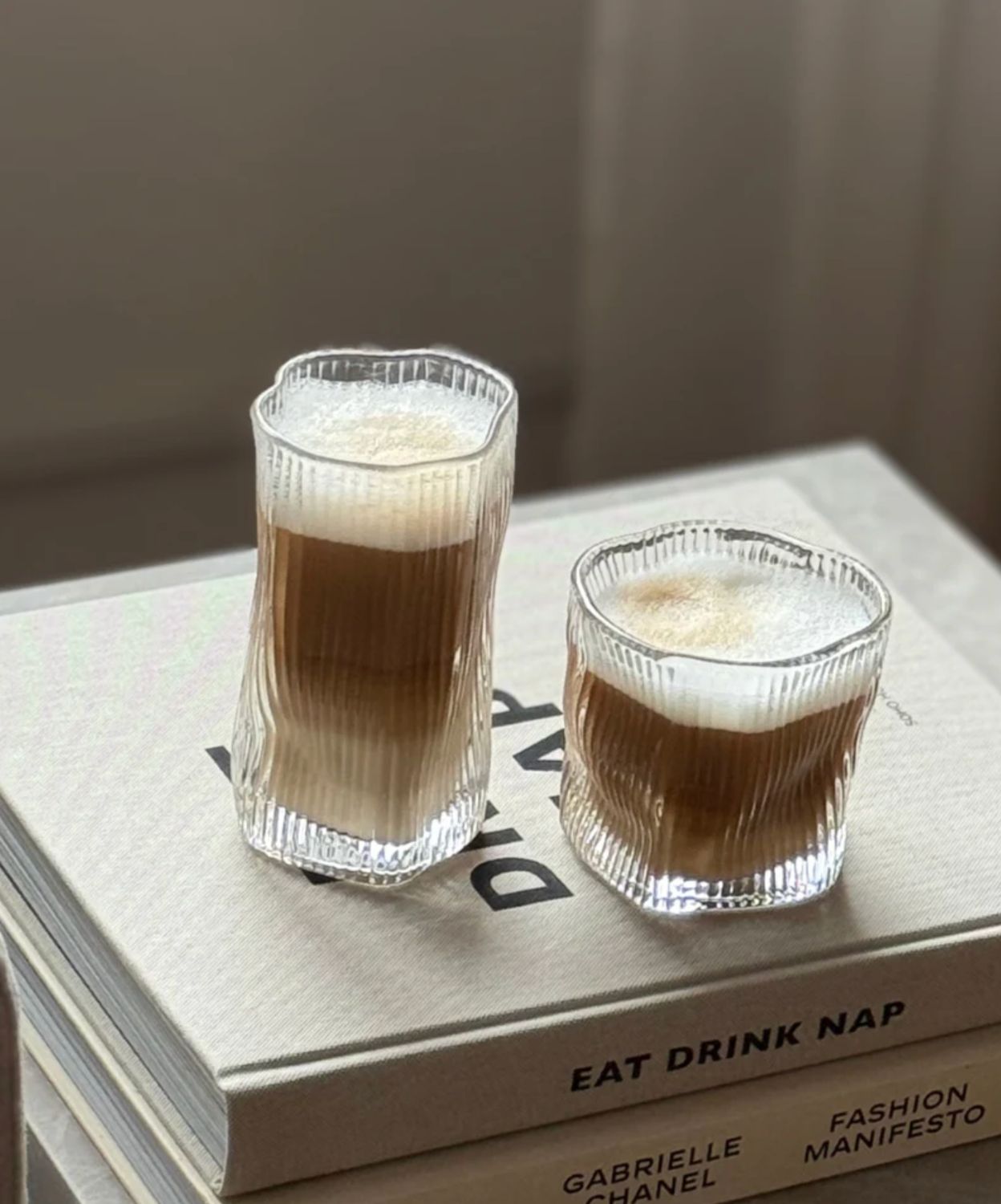 Diamond stripe longdrinkglazen | 280 ml