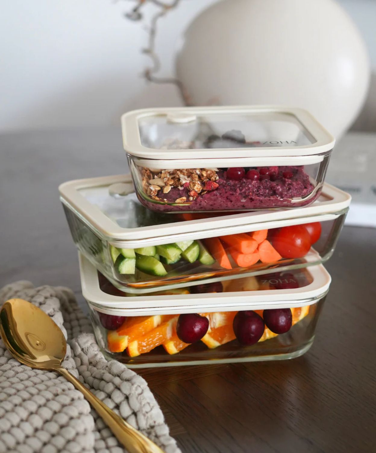 Vershoudbakjes Voordeel bundel transparant 6 stuks + Organizer
