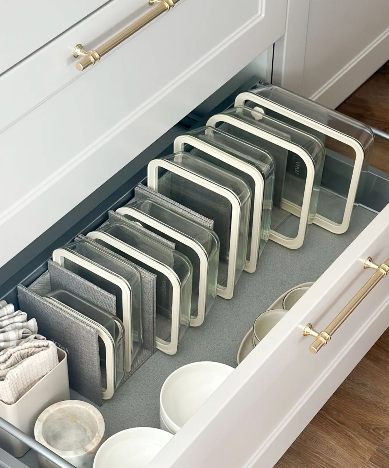 Vershoudbakjes Voordeel bundel transparant 6 stuks + Organizer