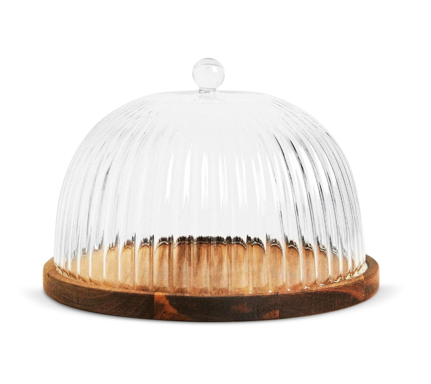 Acacia houten taartserveerschaal | 22 cm