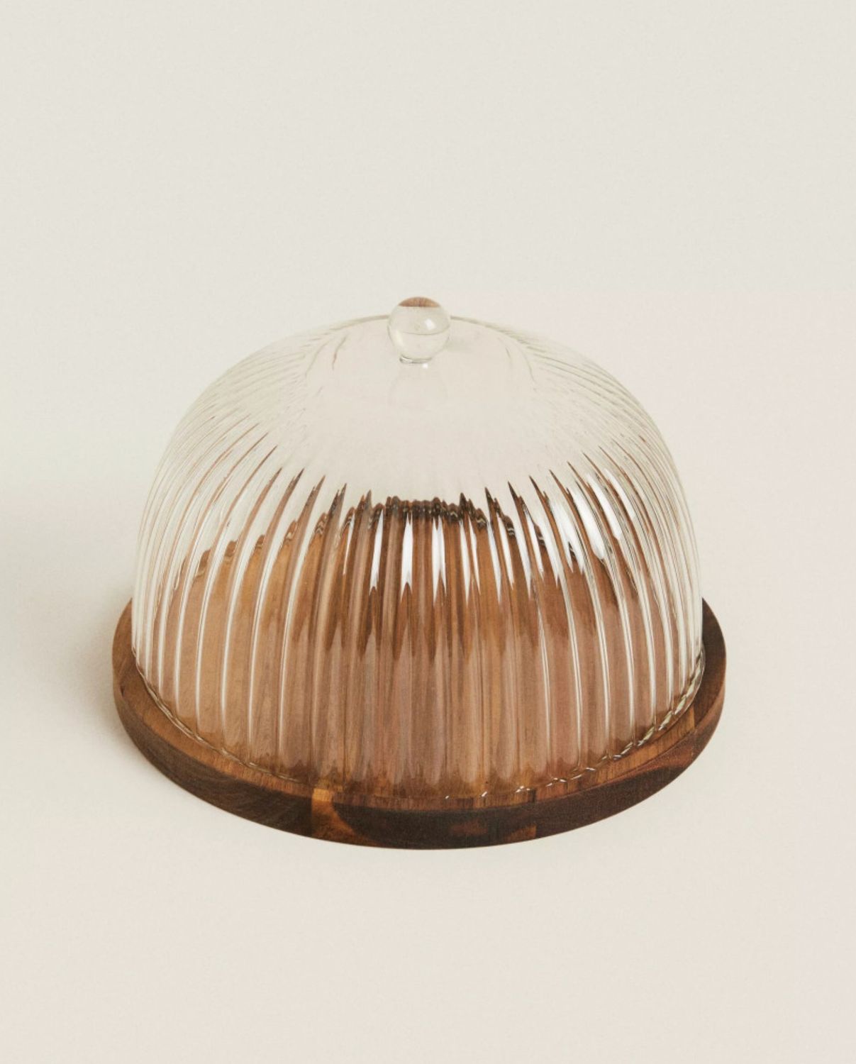 Acacia houten taartserveerschaal | 22 cm